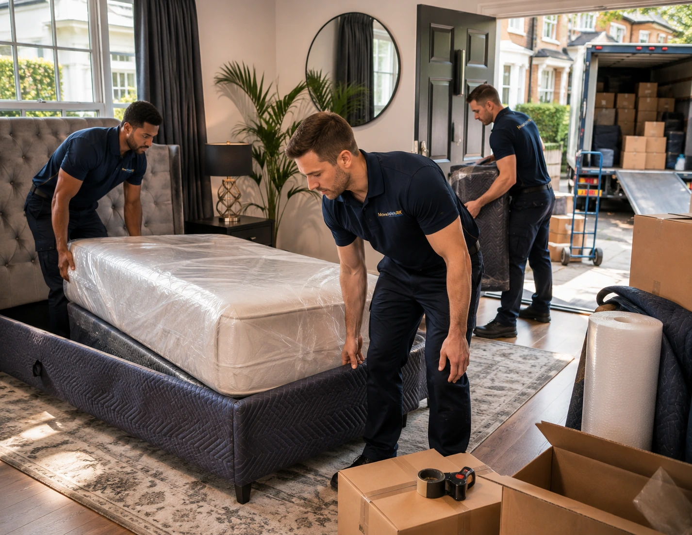 bed and mattress moving