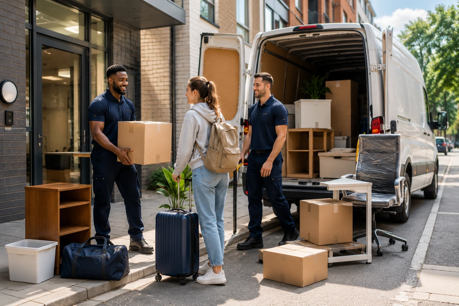 friendly moving day helpers